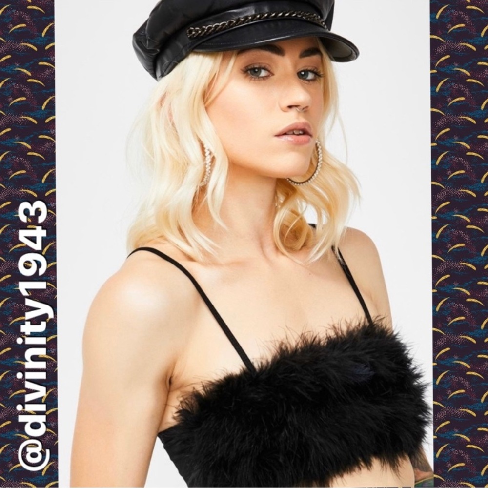 Black Bandeau Marabou just for YOU! - Picture 3 of 5